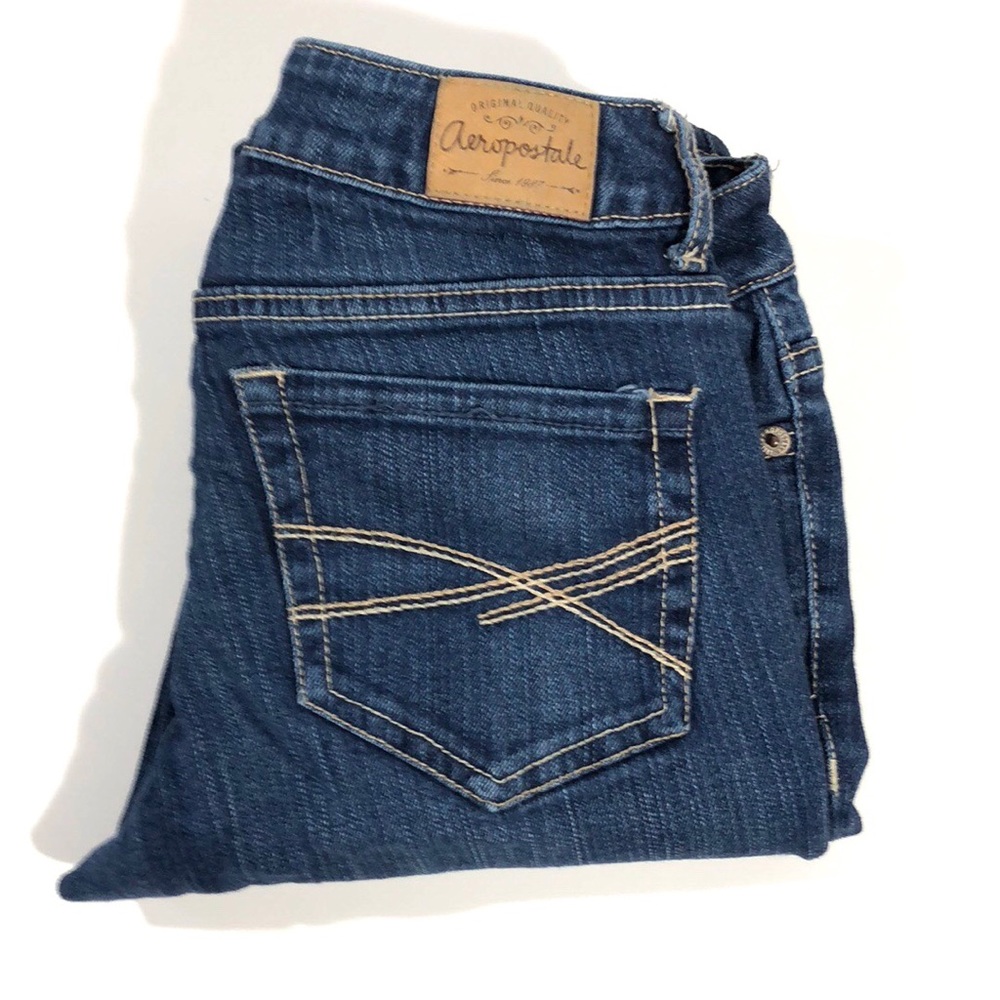 Aeropostale Low Rise Bayla Stretch Skinny Jeans